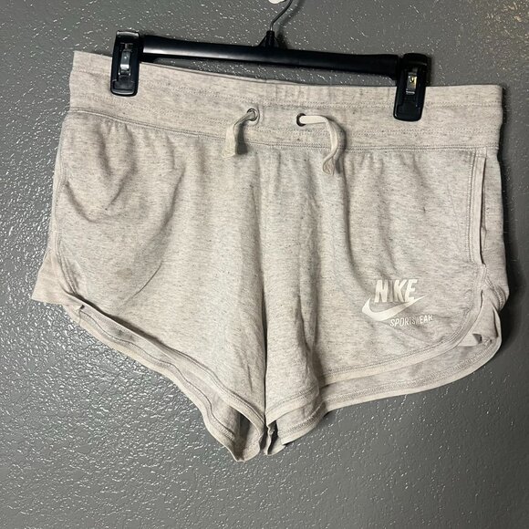 Nike Sportswear Gray Drawstring Shorts - Medium - Picture 1 of 4